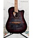 ALT30FM Altstar Red Doom Burst Acoustic Electric Guitar