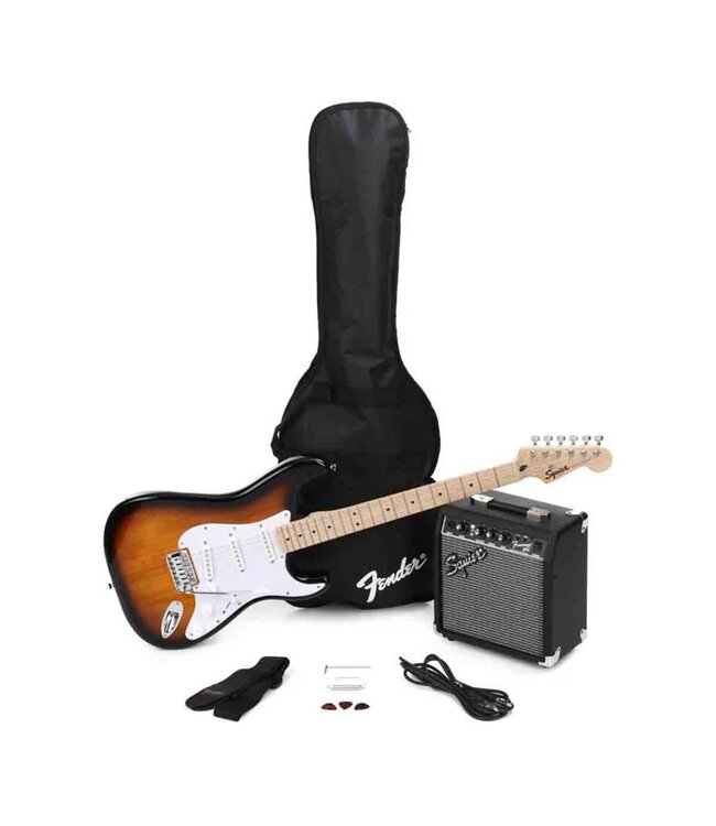 Sonic Series Stratocaster Pack - 2-color Sunburst