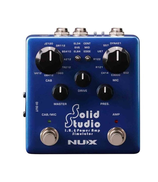NUX Solid Studio Amp & Cab Simulator Pedal | Roxy Music