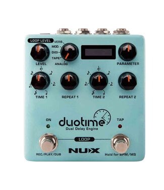 NUX NUX DuoTime Dual Delay Pedal