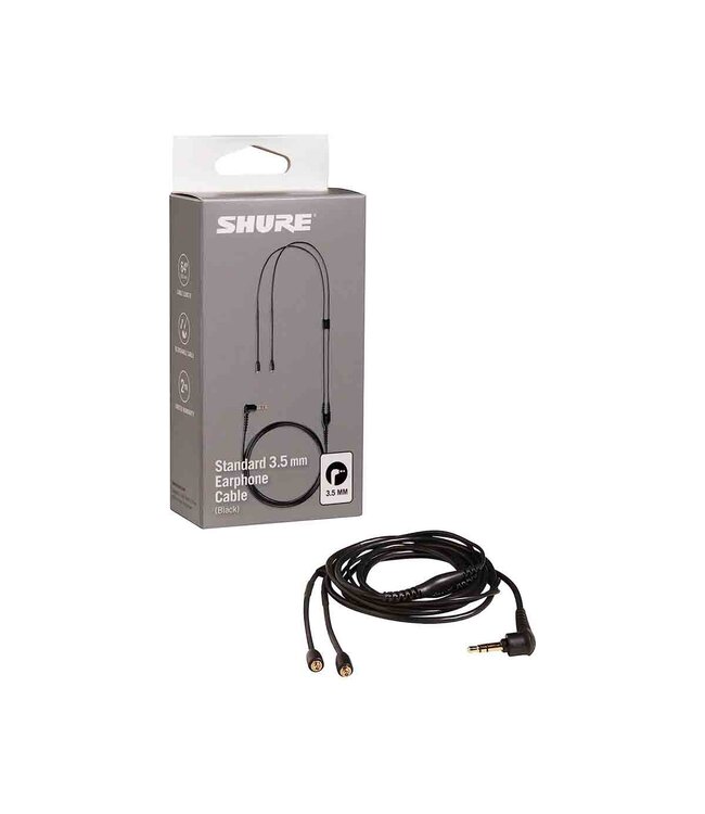 Shure EAC64 Earphones Replacement Cable - 64 inch / Black
