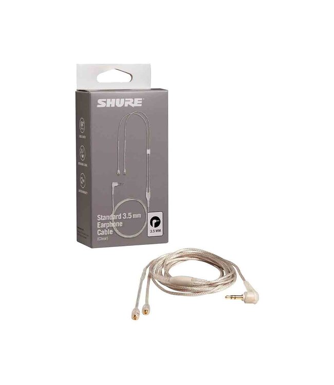 Shure EAC64 Earphones Replacement Cable - 64 inch / Clear
