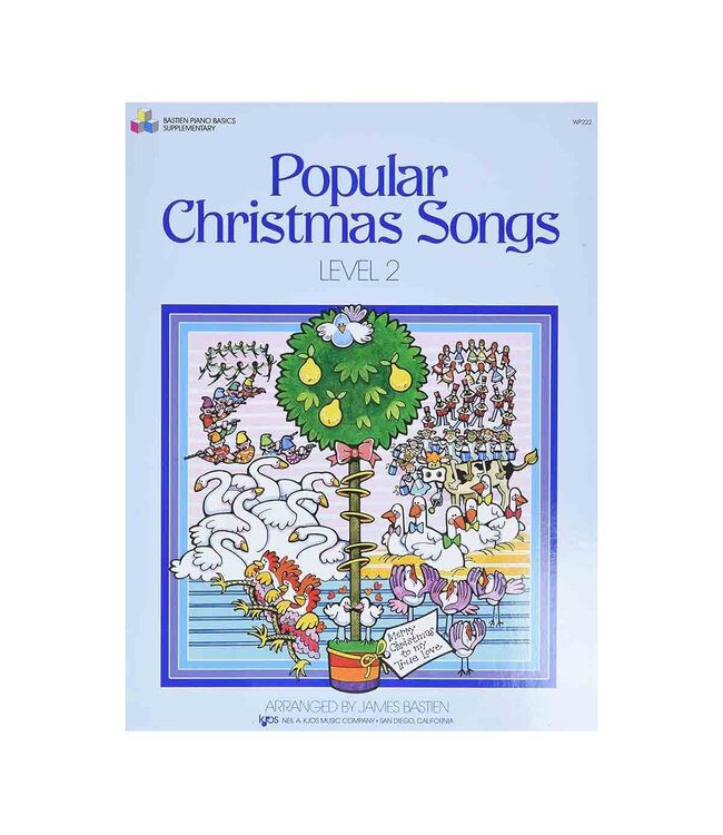 Bastien WP222 Popular Christmas Level 2 Piano