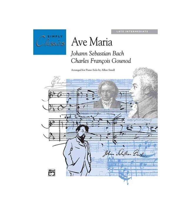 Ave Maria By Gounod Late Intermediate Piano - Simply Classics Series