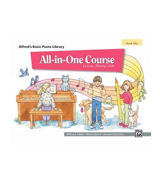 Alfred Publishing Alfred's Basic All-In-One Piano Course Book 1