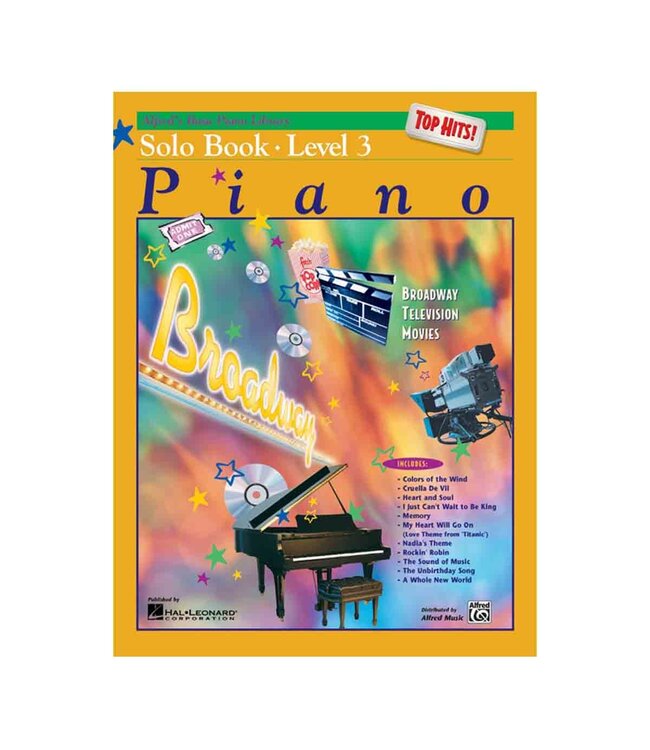 ALFRED'S BASIC PIANO TOP HITS SOLO 3 PIANO