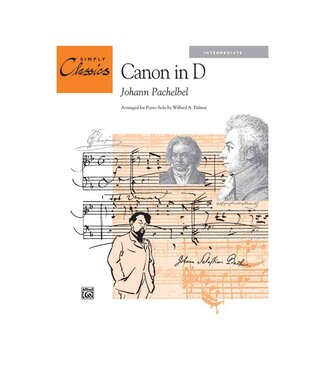 Alfred Canon in D By Pachelbel Intermediate Piano Simply Classics Series