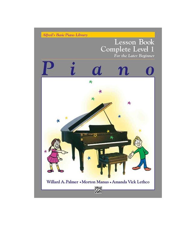 Alfred's Basic Piano Lesson Book Complete Level 1 for the Later Beginner