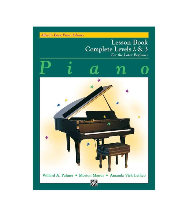 Alfred's Piano Lesson Book Complete Levels 2 & 3 for the Later Beginner