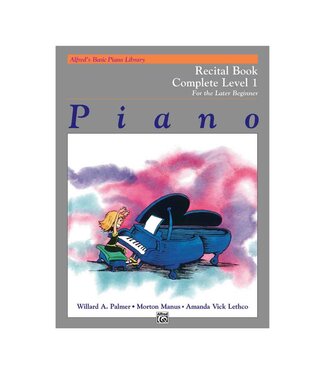 Alfred Alfred's Piano Recital Complete  Level 1 for Later Beginner