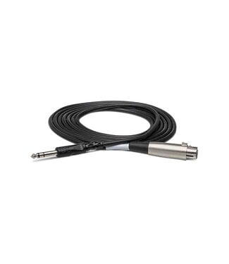 Hosa Hosa Balanced XLR3F To 1/4" TRSM Cable 10' - STX110F