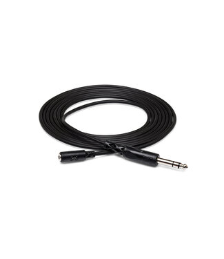 Hosa Hosa 1/4" TRSM to  3.5MM TRSF 10 Foot Microphone Cable - MHE310