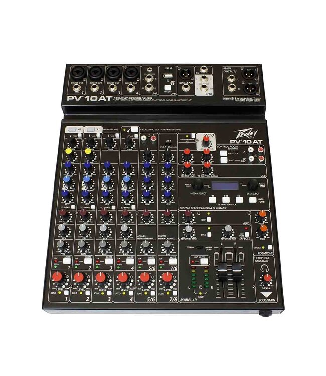 Peavey PV10 AT 10-Channel Mixer (With Auto-Tune And Bluetooth)