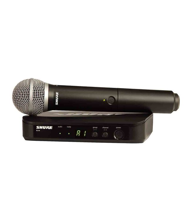 Shure BLX24/PG58 Wireless Handheld Microphone System - H10 Band