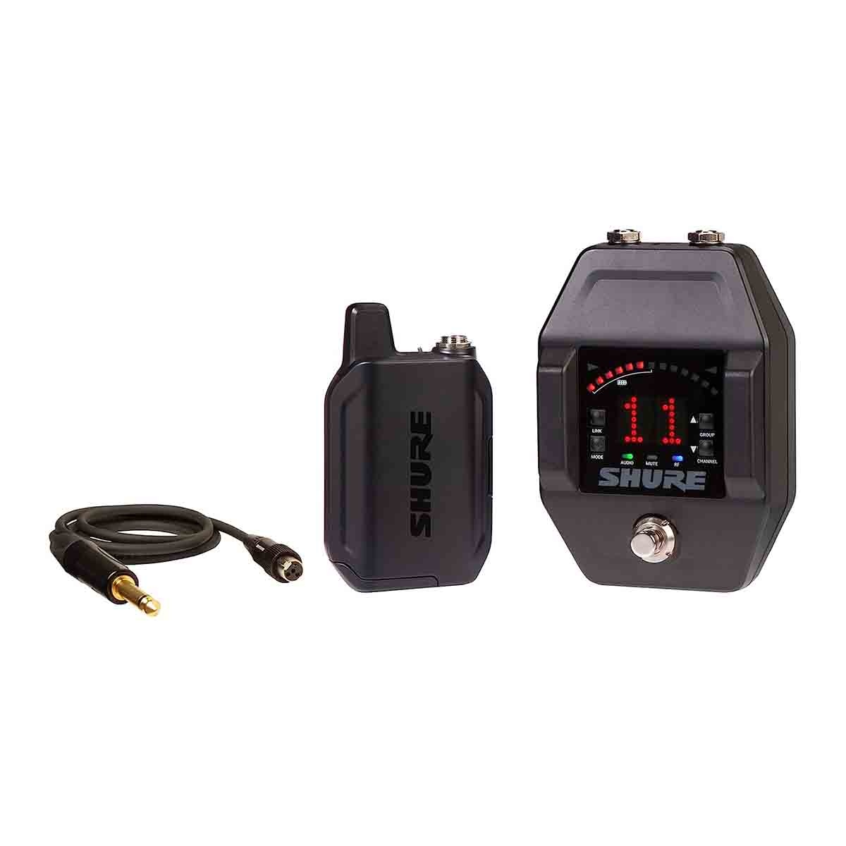 SHURE GLXD16 ギター・ベース用ワイヤレスシステム(高級シールド付き) SHURE GLXD16 GUITAR/BASS WIRELESS SYSTEM WITH DIGITAL PEDAL