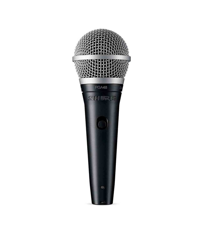 Shure PGA48-QTR Dynamic Vocal Microphone with 1/4 inch to XLR Cable