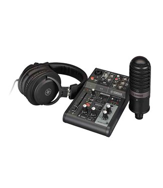Yamaha Yamaha AG03MK2 3-Channel Mixer & USB Audio Interface Black