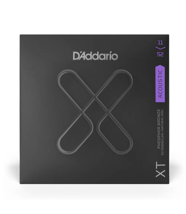 D'Addario Custom Light XT PB Acoustic Guitar Strings 11-52