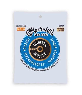 Martin Martin MA545 Light/Medium SP PB Acoustic Guitar Strings 12.5-55