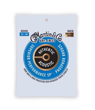 Martin Martin MA550 Medium SP PB Acoustic Guitar Strings 13-56