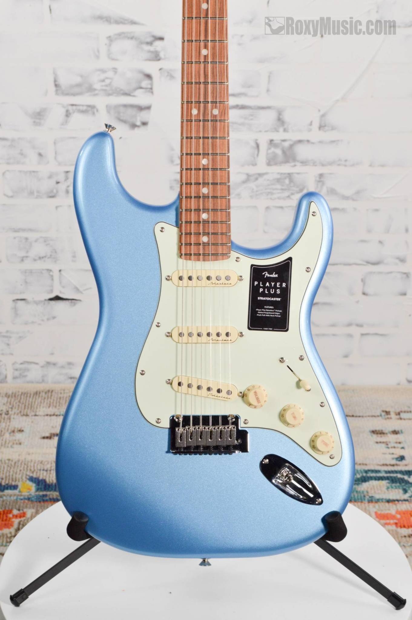 Fender Player Plus Stratocaster Electric Guitar - Opal Spark Fender Player Plus Stratocaster Electric Guitar - Opal Spark