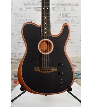 Fender Acoustasonic Telecaster Acoustic Electric Guitar - Black
