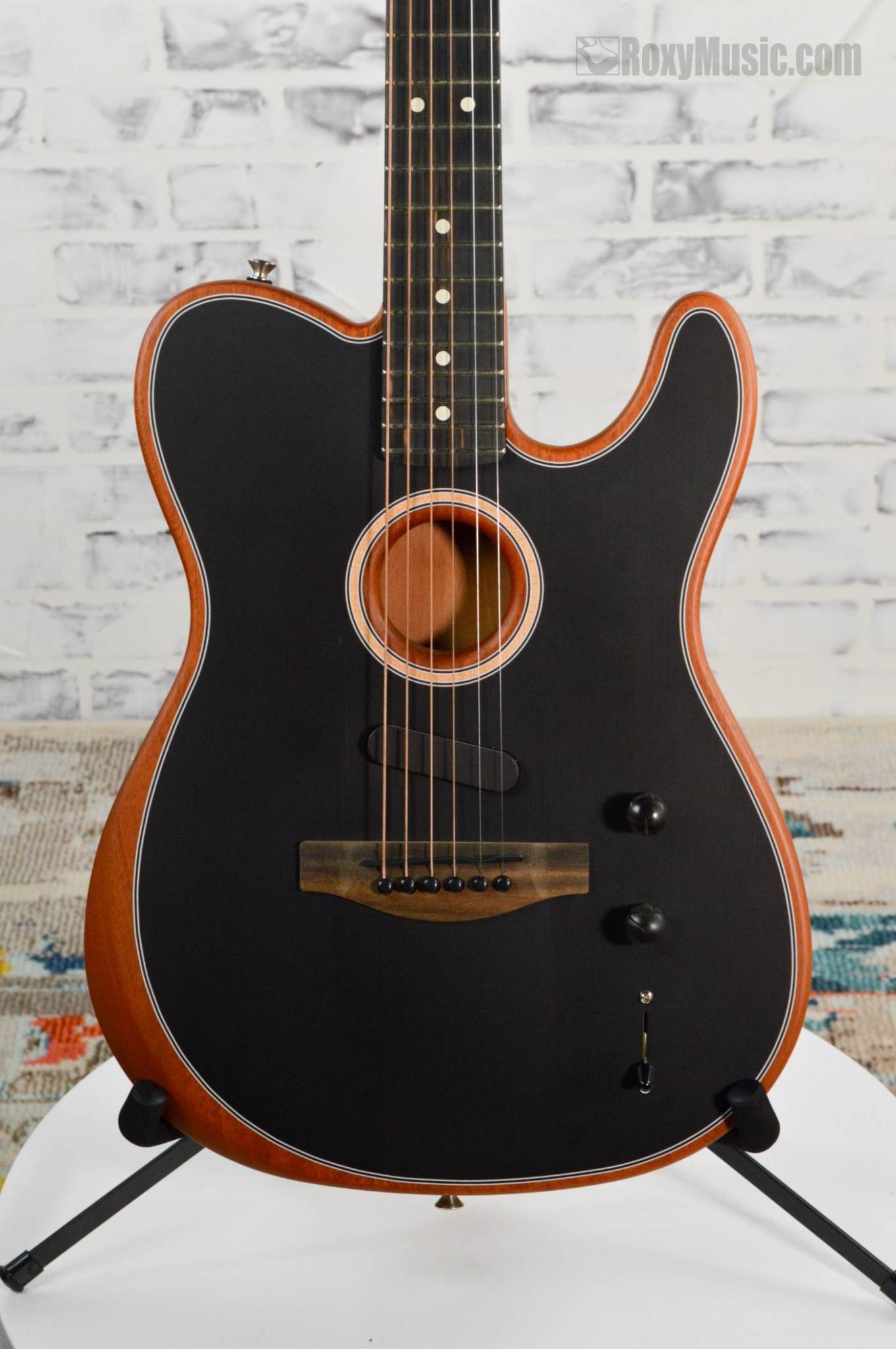 FENDER ACOUSTASONIC TELECASTER BLACK ACOUSTIC ELECTRIC GUITAR FENDER ACOUSTASONIC TELECASTER BLACK ACOUSTIC ELECTRIC GUITAR