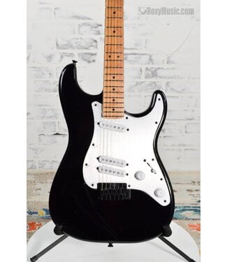 Squier Contemporary Stratocaster Roasted Maple Neck Black Electric Guitar