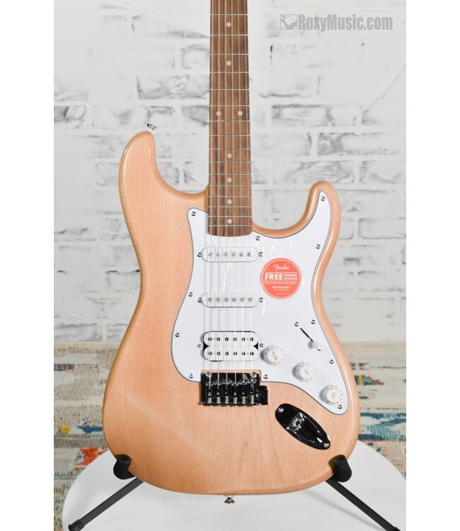 Squier Limited Edition Affinity Stratocaster HSS Natural Electric Guitar