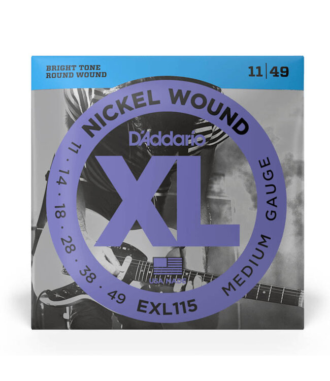 D'Addario EXL115 XL Electric Guitar Strings - .011-.049 Medium