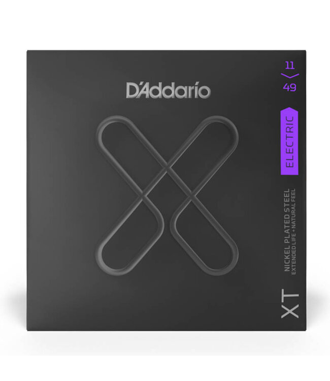 D'Addario XTE1149 XT Nickel Wound Electric Guitar Strings - .011-.049 Medium