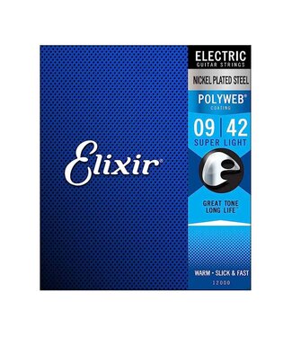 Elixir Elixir Super Light NPS 12000 Polyweb Electric Guitar Strings 9-42