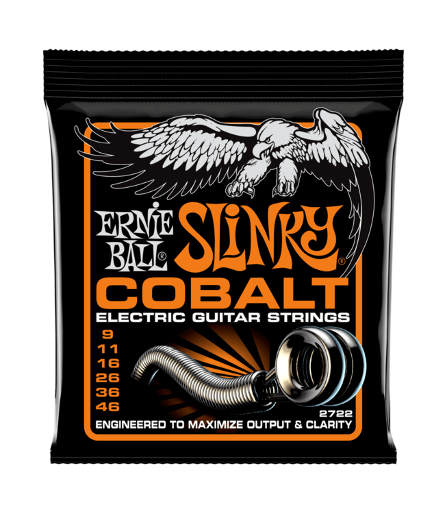 Ernie Ball 2722 Hybrid Slinky Cobalt Electric Guitar Strings - .009-.046