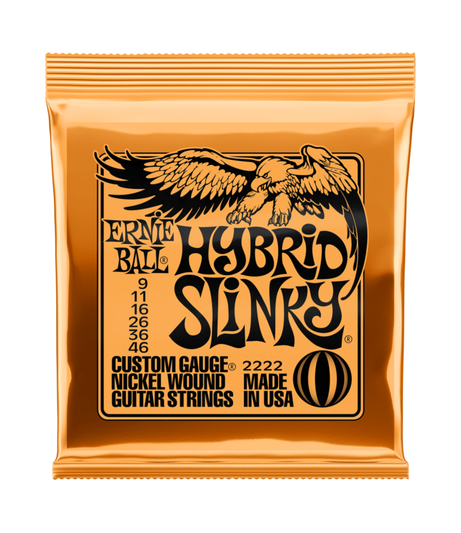Ernie Ball Hybrid Slinky Nickel Electric Guitar Strings 09-46