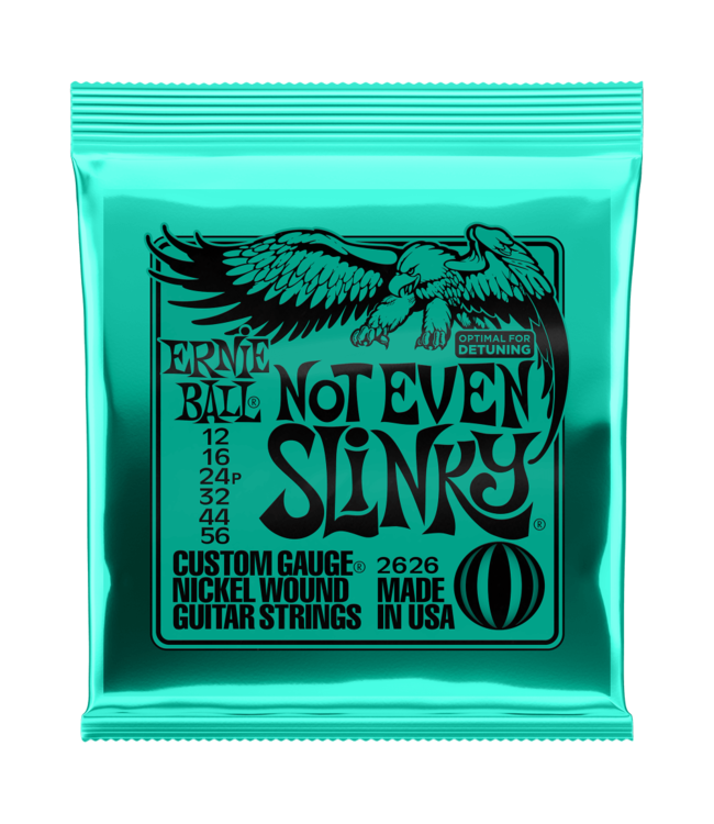 Ernie Ball Not Even Slinky Nickel Electric Guitar Strings 12-56