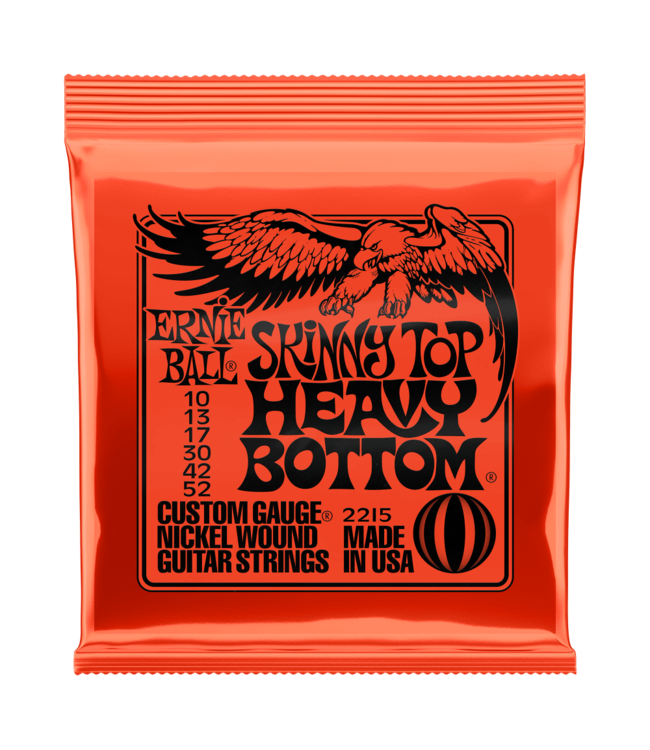 Ernie Ball 2215 Skinny Top Heavy Bottom Slinky Electric Guitar Strings - .010-.052