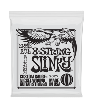 Ernie Ball Ernie Ball 2625 Regular Slinky Nickel Wound Electric Guitar Strings - .010-.074 8-string