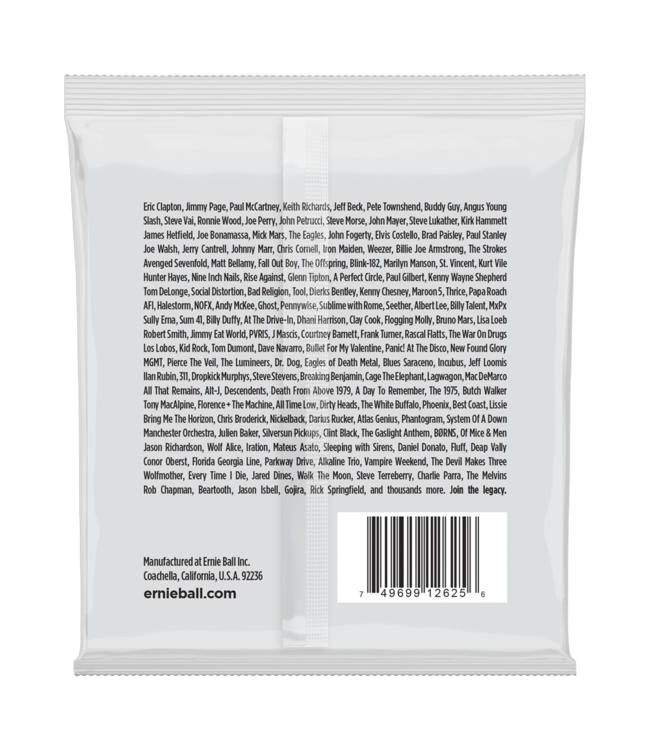 Ernie Ball 2625 Regular Slinky Nickel Wound Electric Guitar Strings - .010-.074 8-string