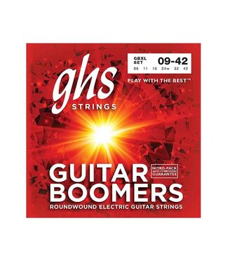GHS Extra Light Boomers Electric Guitar Strings 9-42 GBXL