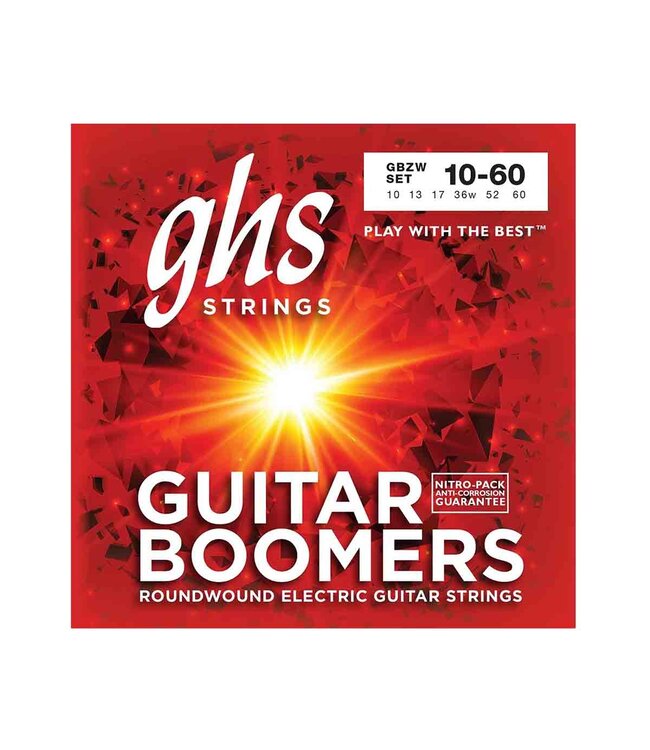 GHS HEAVYWEIGHT BOOMERS ELECTRIC GUITAR STRINGS 10-60