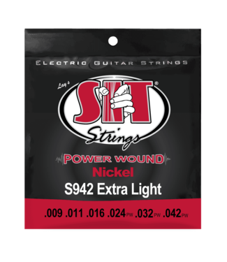 Martin SIT Extra Light Powerwound Nickel Electric Guitar Strings 9-42