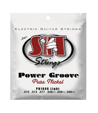 SIT (S.I.T.) SIT Light Power Groove Pure Nickel Electric Guitar Strings 10-46