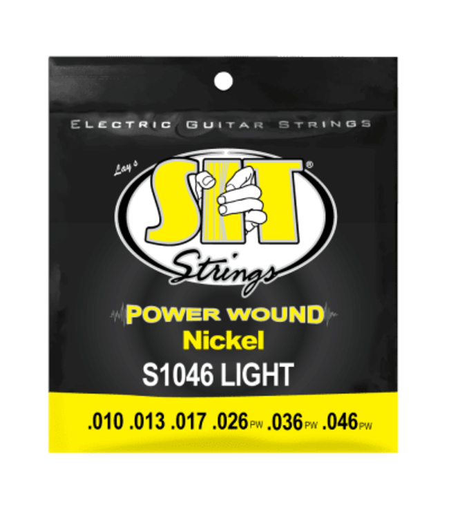 SIT Light Powerwound Nickel Electric Guitar Strings 10-46