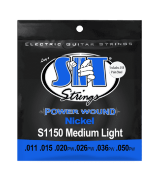 Sit SIT Medium Light Powerwound Nickel Electric Guitar Strings 11-50
