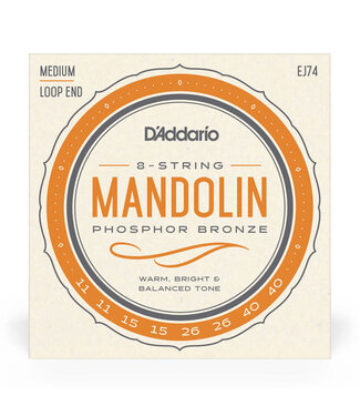 D'Addario D'Addario Medium Phosphor Bronze String Set Mandolin 11-40