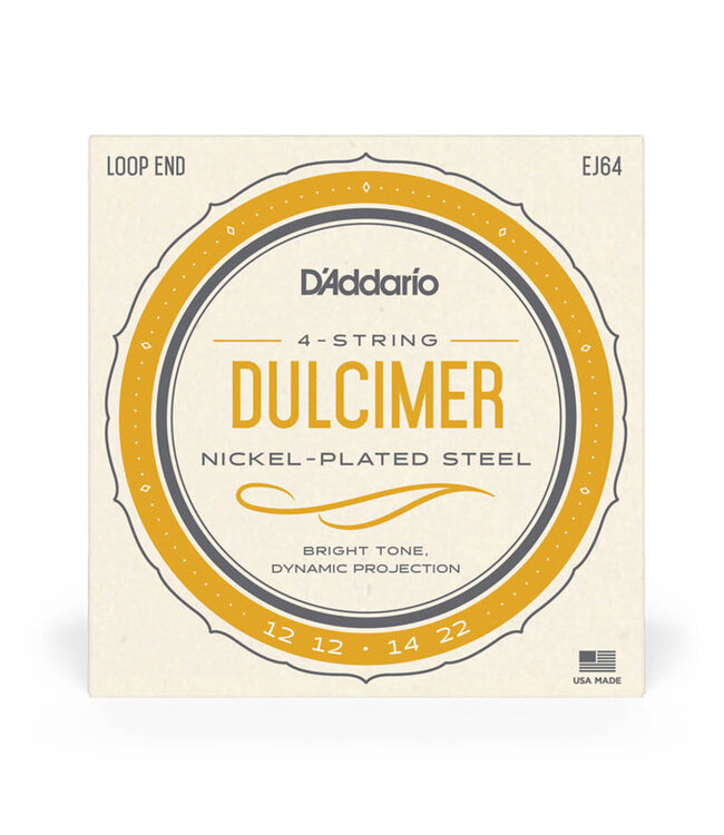 D'Addario EJ64 Mountain Dulcimer Strings - .012-.022