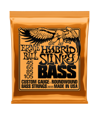 Ernie Ball Ernie Ball 2833 Hybrid Slinky Nickel Wound Electric Bass Guitar Strings - .045-.105