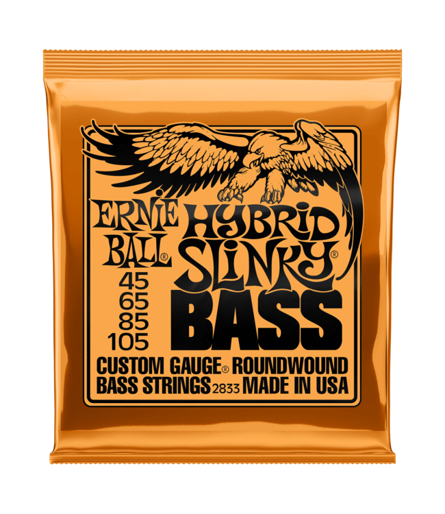 Ernie Ball Hybrid Slinky Nickel Bass  Guitar Strings 45-105
