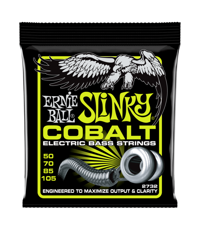 Ernie Ball Regular Slinky Cobalt Bass Guitar Strings 50 -105