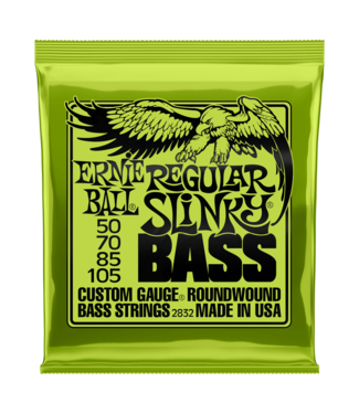 Ernie Ball Ernie Ball 2832 Regular Slinky Nickel Wound Electric Bass Guitar Strings - .050-.105